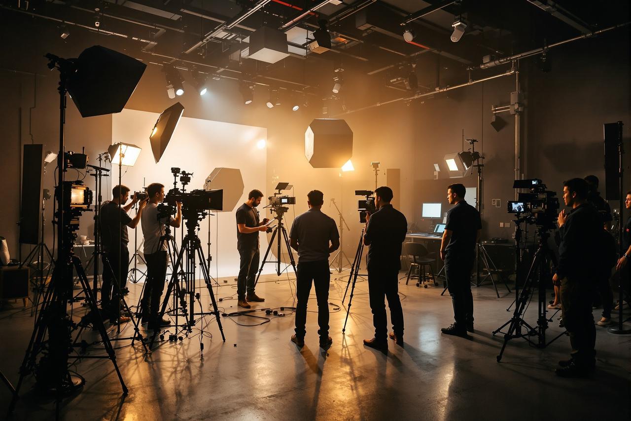 汤姆视频制作现场